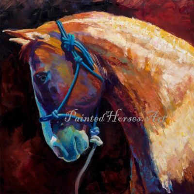 OK Top Page Original Oil Painting By Shirley Lehner-Rhoades 30″x30″